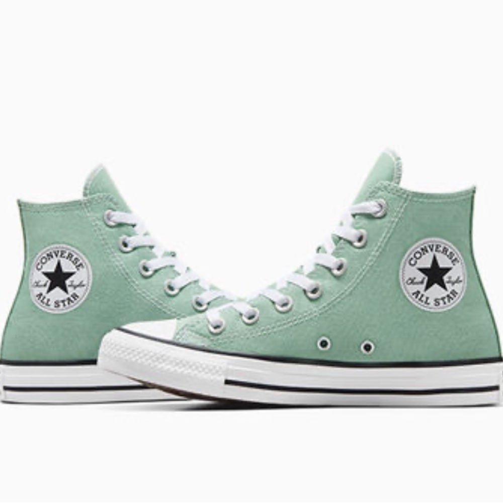 NIB Converse Chuck Taylor All Star Canvas HIGH TOP Herby Green, 7 women’s